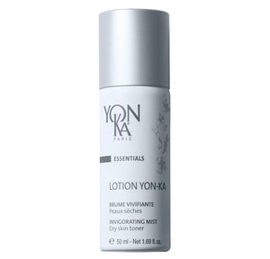 Yon-Ka PS Toner: botella detalle, hidratación suave para piel seca y sensible.