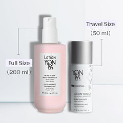 Yon-Ka PS Toner: ingredientes botánicos visibles, aromaterapia calmante.