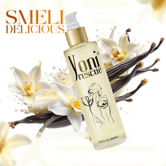 Yoni Rescue aceite cuerpo, absorción rápida, sin sensación grasa.