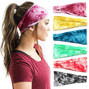 Bandas para cabello YONUF bohemias 6-pack: cómodo y transpirable para entrenamientos.