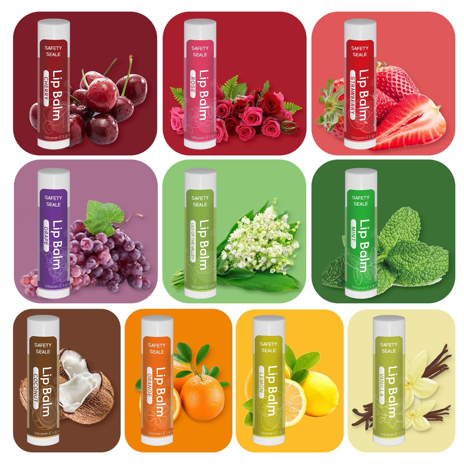 Yopela bálsamo labial vitamina E y coco, favorece la reparación de labios.