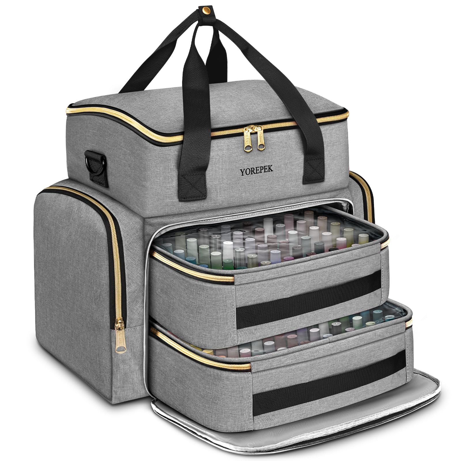 YOREPEK organizador-esmaltes-96-botellas, mantiene tu colección ordenada y de acceso rápido.