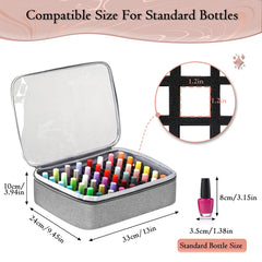 YOREPEK organizador-esmaltes ranuras para botellas estándar, ajuste seguro.