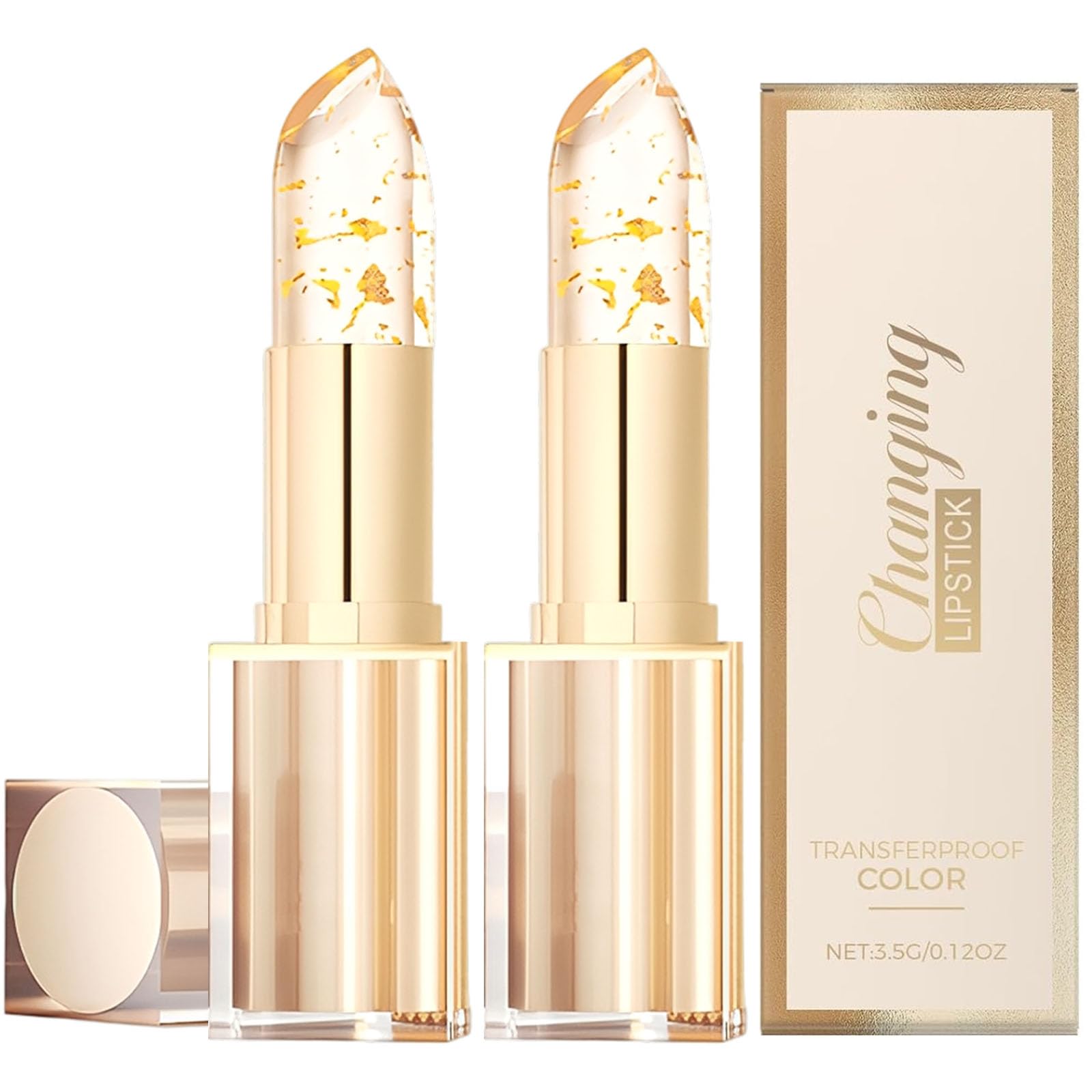 YOTOCK Labial cambia de color al leer el nivel de PH, tono rosado único.