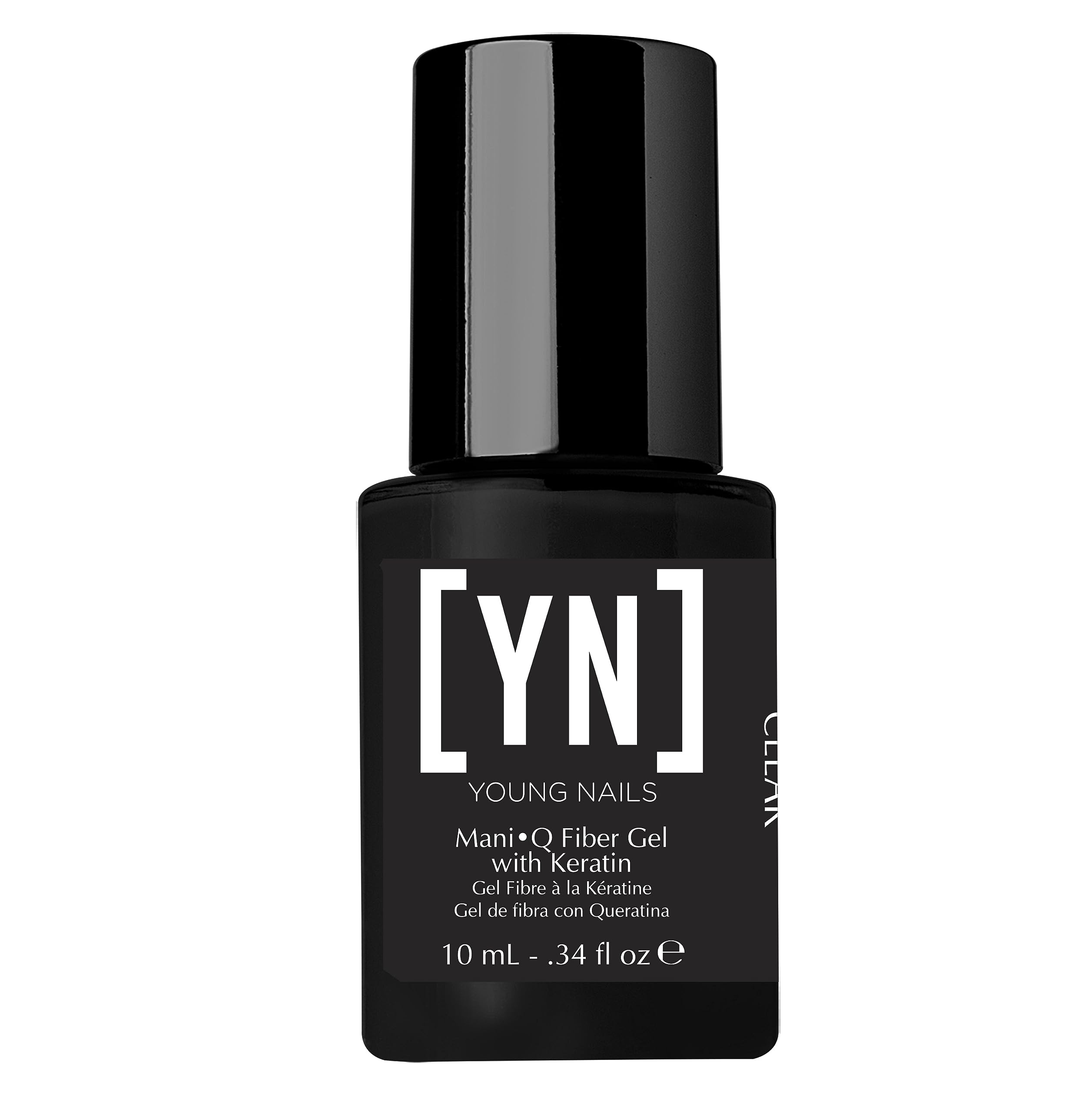 ManiQ Gel de Fibra con Keratina de Young Nails, aplicación suave para uñas duraderas.