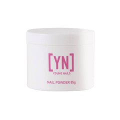 Polvo acrílico cubriente de Young Nails tono claro para acabado natural