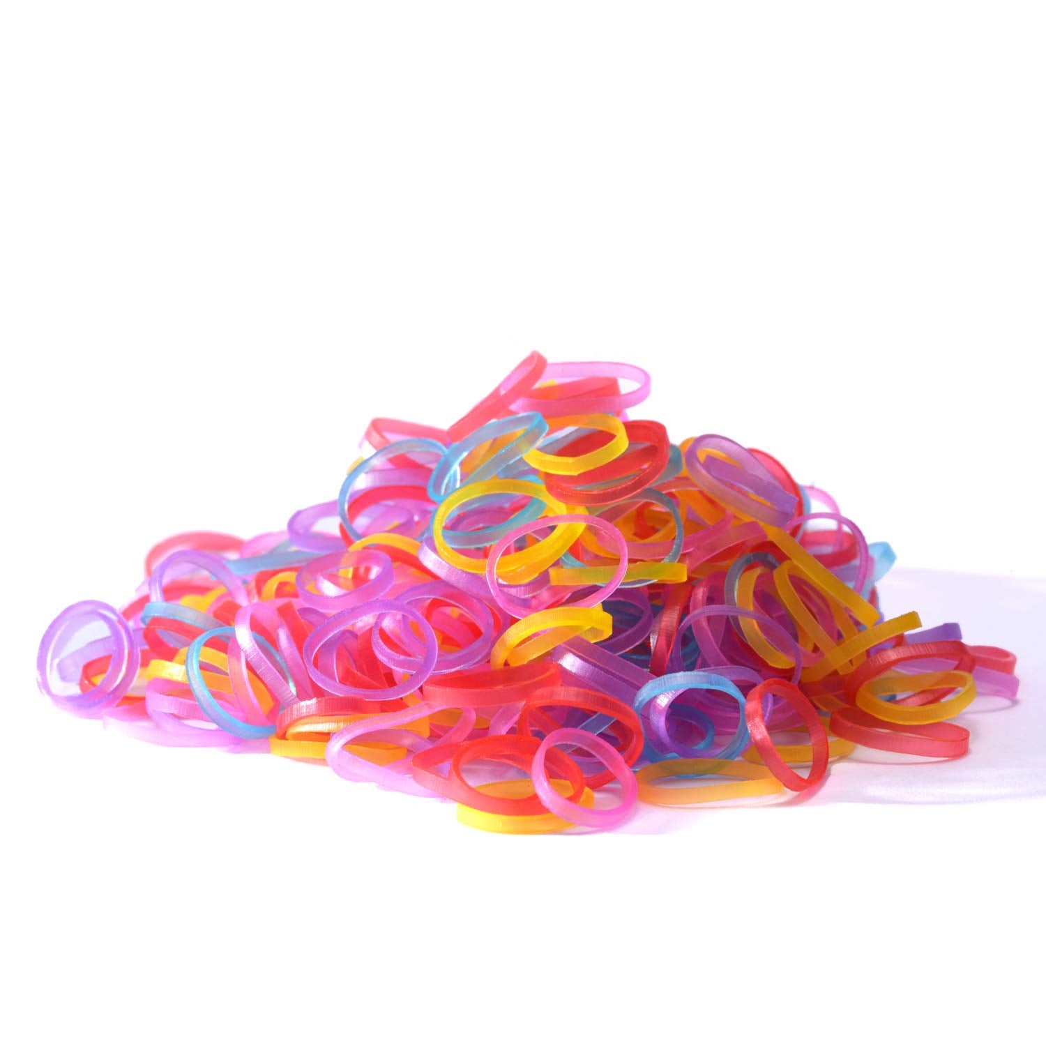 Elásticos YOUXUAN para cabello infantil, colores variados para peinados diferentes.