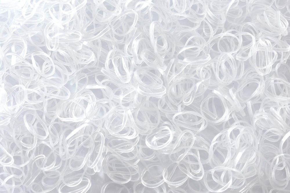 YOUXUAN ligadura elástica para pelo transparente, textura de silicona suave para menos tirones.