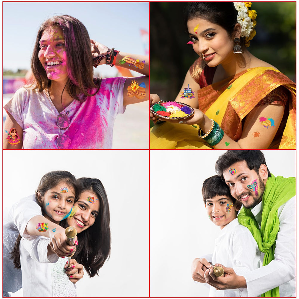 Detalles brillantes y festivos para la decoración de Holi con Yoyuspy