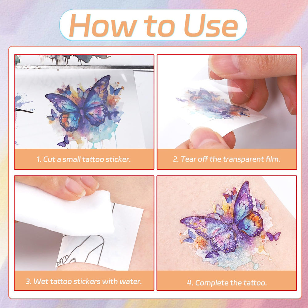 Tatuajes para niños y adultos Yoyuspy Holi, uso seguro y divertido