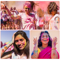Adhesivo fácil de aplicar Yoyuspy Holi tatuajes, montaje rápido