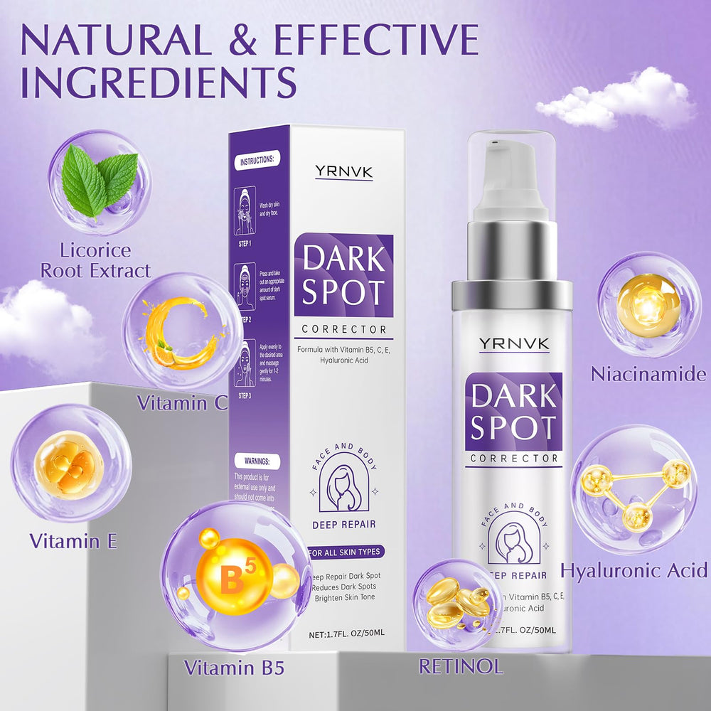 YRNVK Suero retinol ofrece corrección rápida de manchas