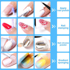 YTRUNS Twoing Latex: cuidado de cutículas nutritivo durante arte de uñas.