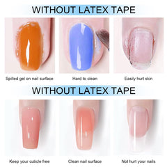 YTRUNS Twoing Latex: uso múltiple para uñas y manicura inversa.