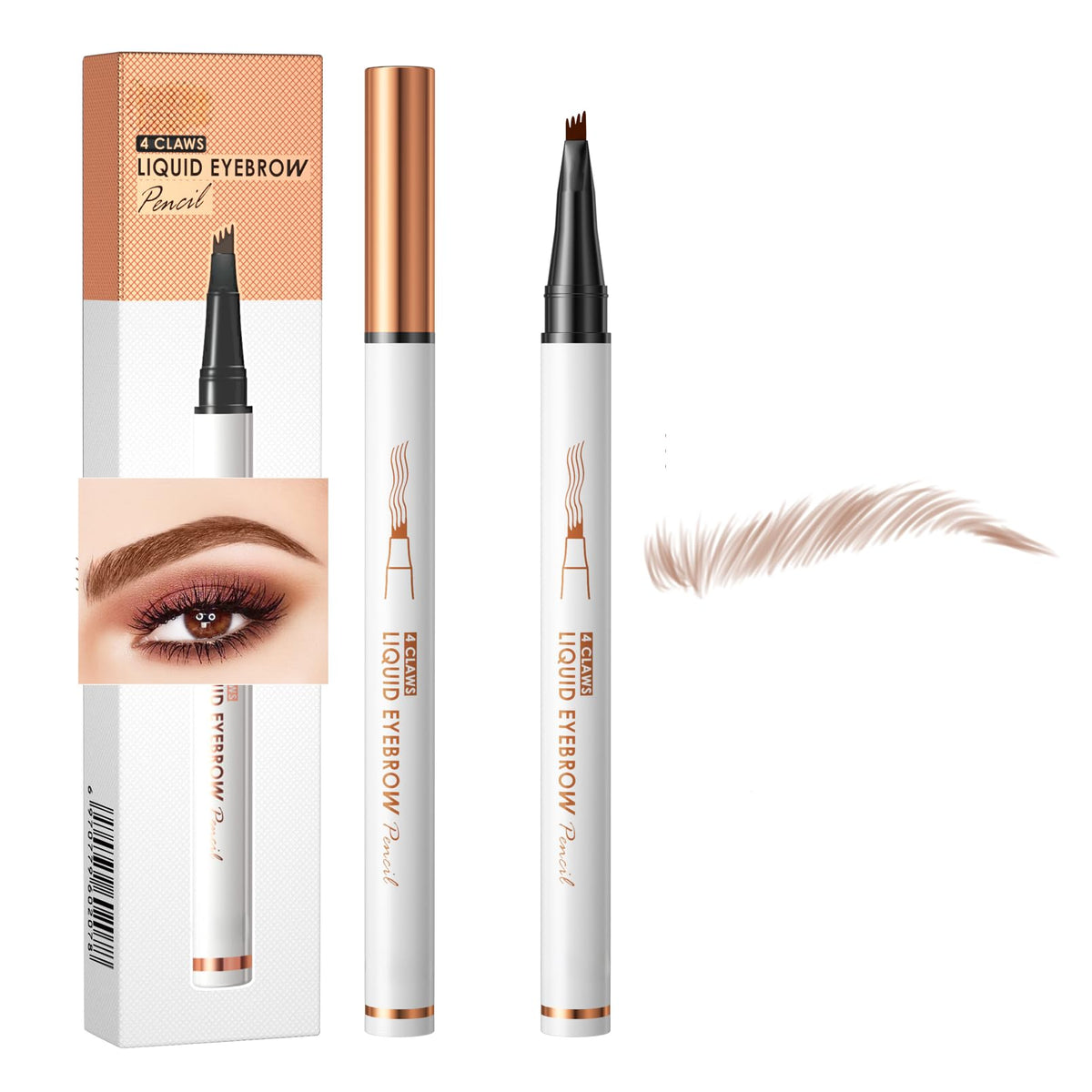 Yulinlon Q707: 4 puntas para cejas, precisión para trazos definidos.