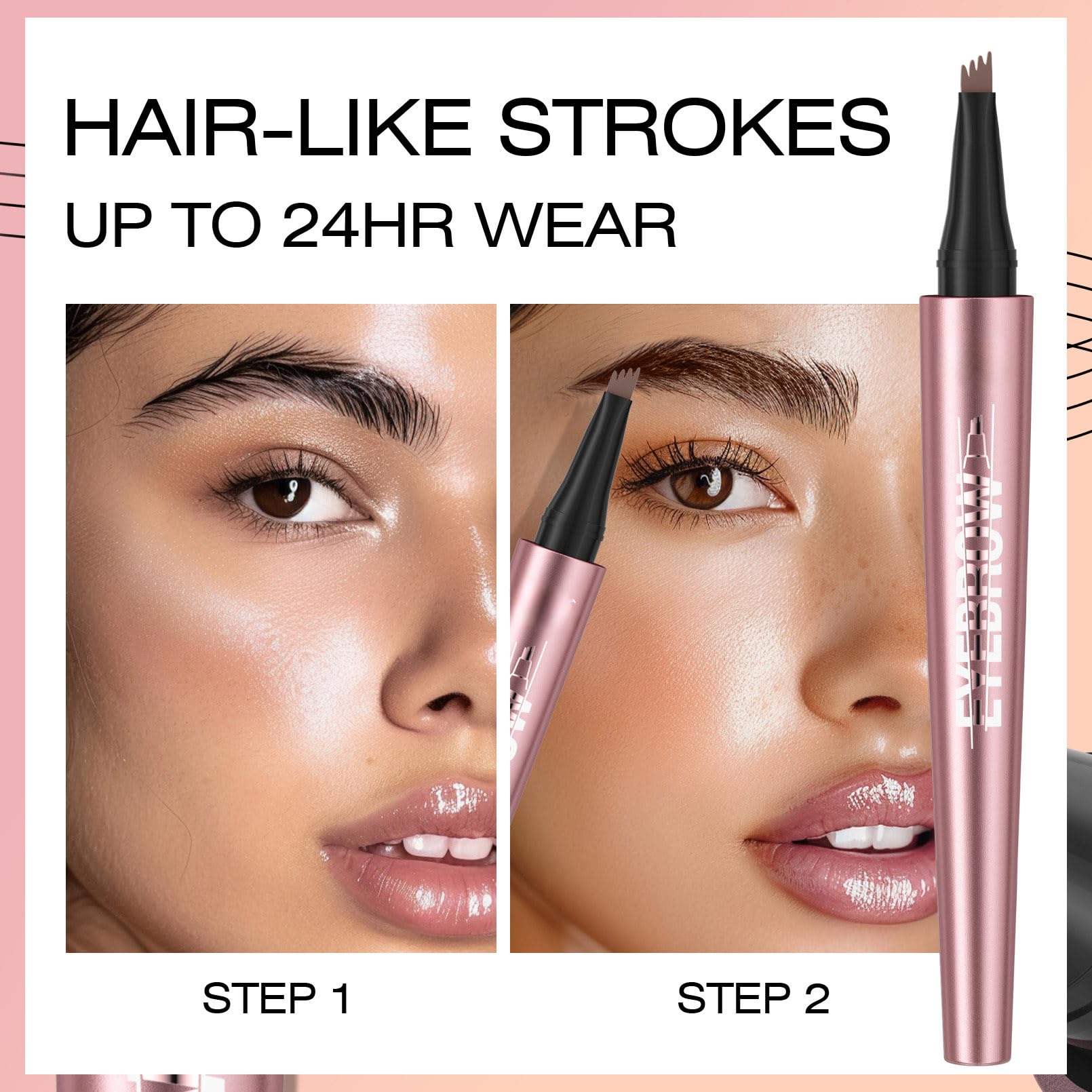 Trazos finos y difuminados para look natural