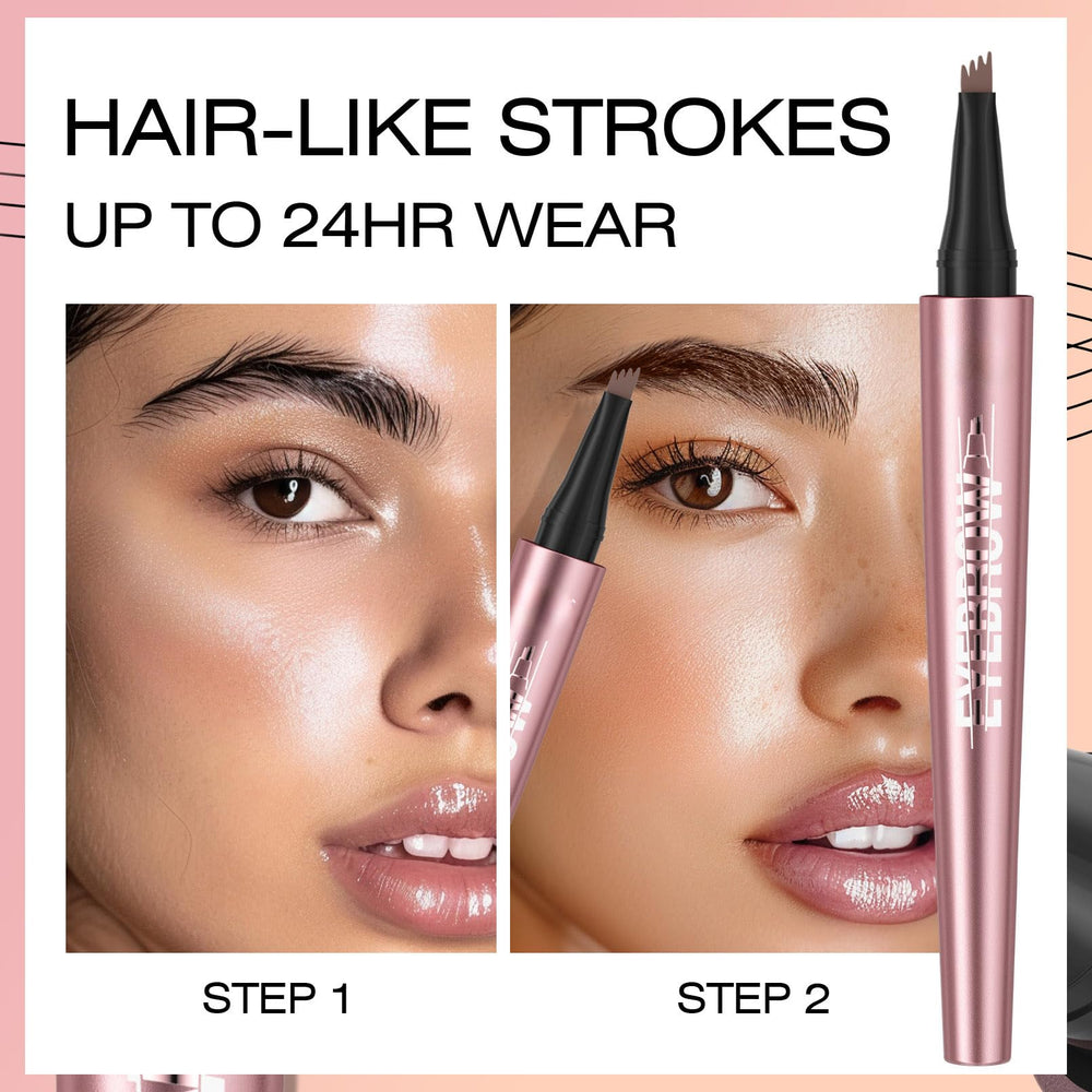 Trazos finos y difuminados para look natural
