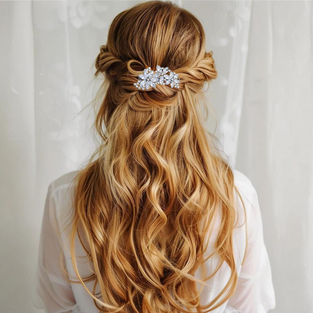 Pinzas Yuomeaz con brillo, perfectas para looks diarios y glamorosos.