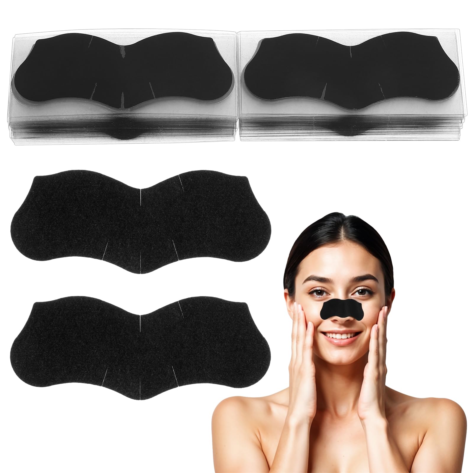 Tira nasal de carbón de bambú YUXIANLB para limpieza profunda de poros.