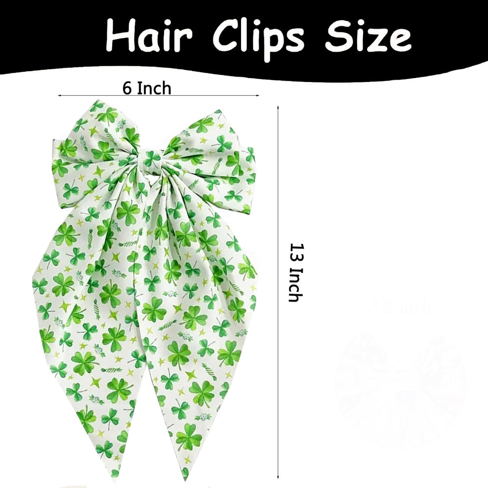Lazos para niñas de YWAOAIJD con diseño verde que añade elegancia.