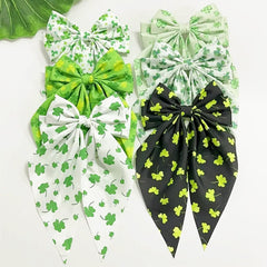 Lazo verde y blanco de YWAOAIJD, perfecto para looks festivos diarios.
