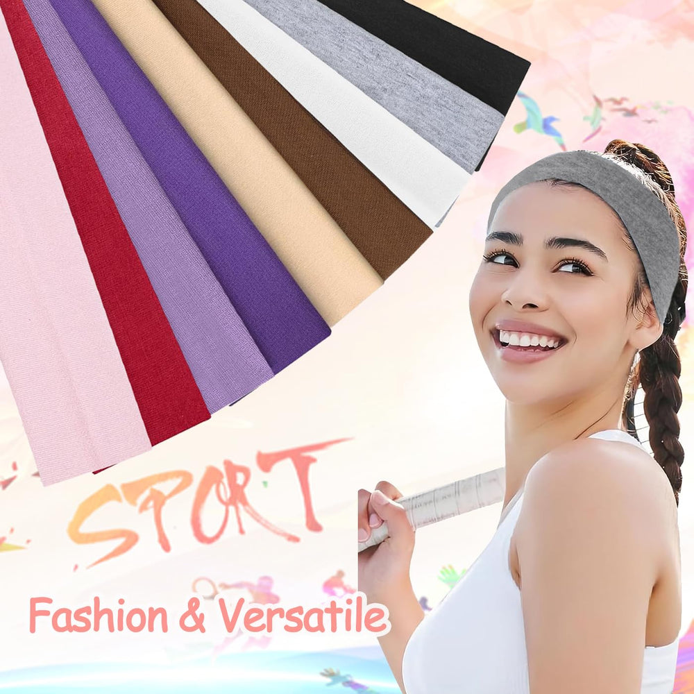 YZRIZX bandas para cabello 9 colores en un pack práctico