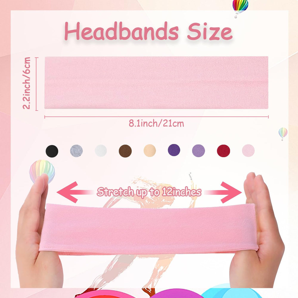 YZRIZX bandas para cabello multicolores para uso diario