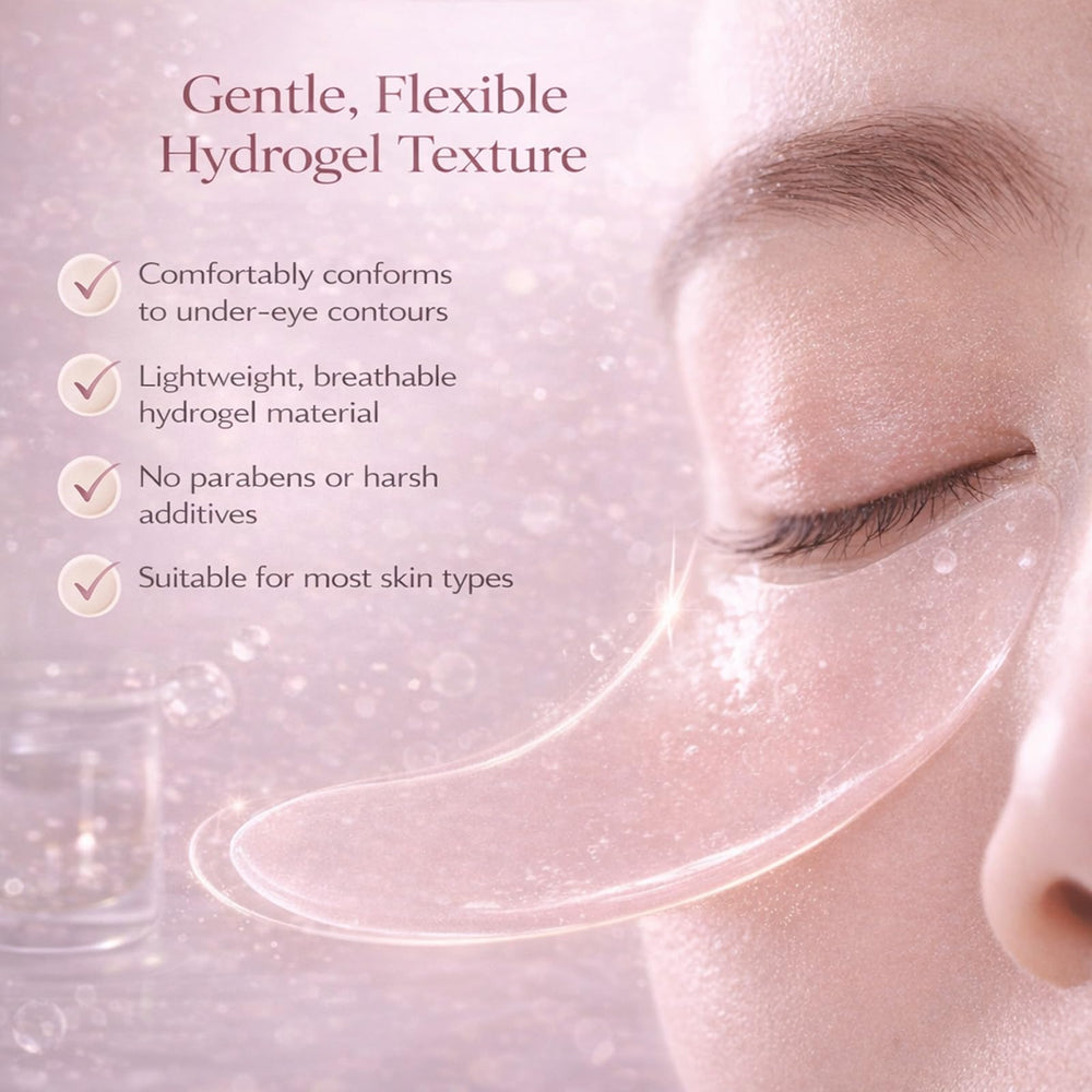 ZALPNUP Aplicación fácil hidrogel ojos: textura suave y adherencia