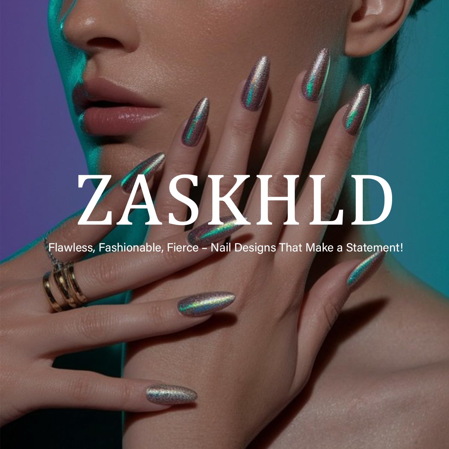 Fácil de aplicar ZASKHLD, ideal para manicuras rápidas.
