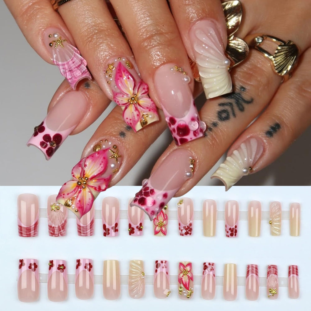Uñas ZASKHLD multicolor para combinar con cualquier atuendo