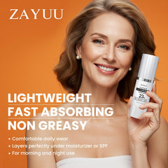 Sérum ZAYUU Vitamina C 23% textura ligera y absorción rápida.