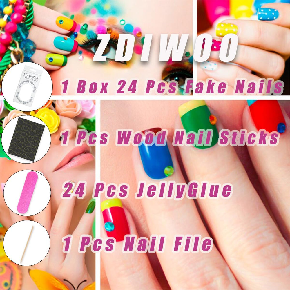 Pegamento jelly incluido de ZDIWOO para reutilizar las uñas.