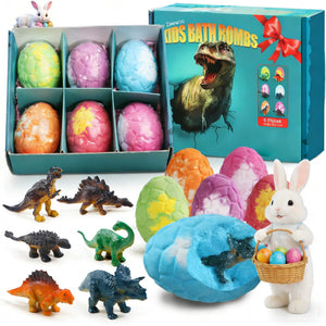 Zeewoo bomba de baño con huevo dinosaurio dentro, sorpresa para el baño.