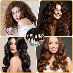 Zelphvt papeles perm cabello corte ajustable para cualquier tipo de cabello.