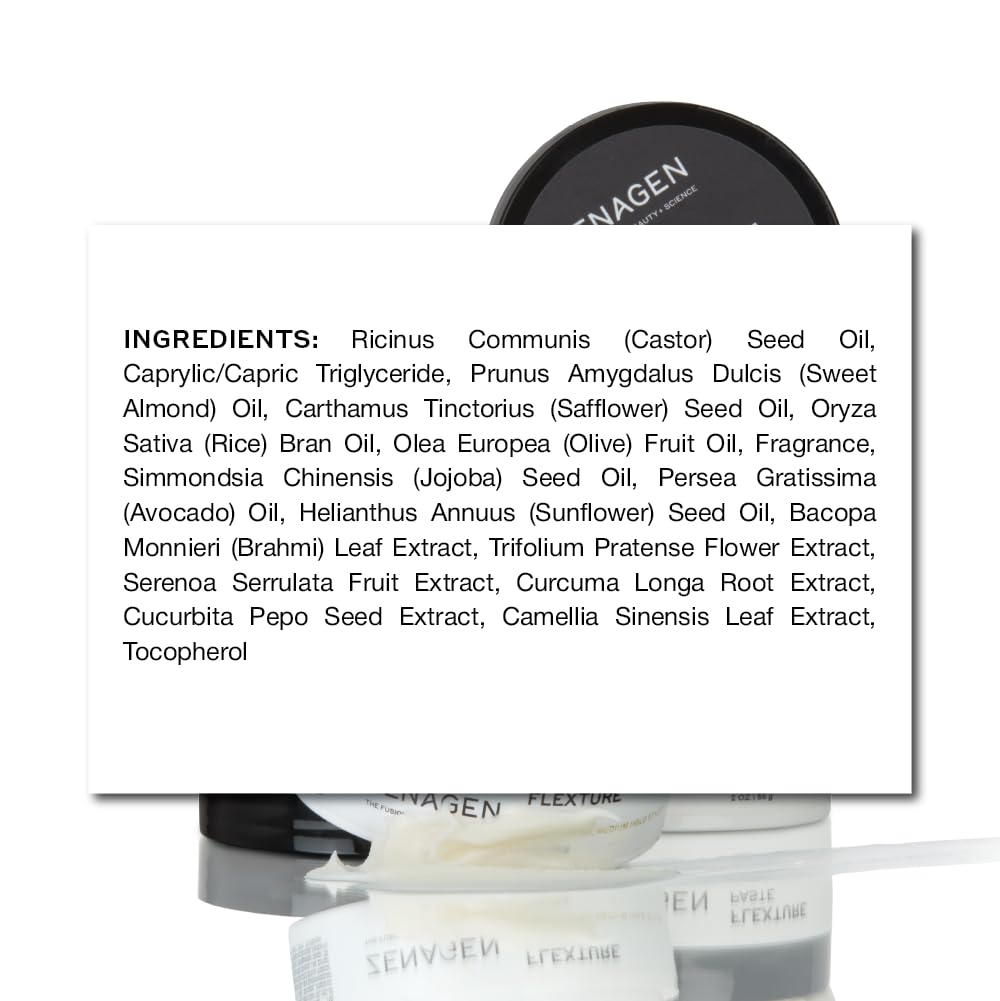 Zenagen Flexture Paste, aplicación en mano para definir y dar forma al peinado.