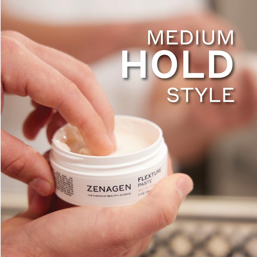 Zenagen Flexture Paste envase de 60 ml, ideal para viajar.
