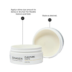 Zenagen Flexture Paste, fórmula vegana apta para todo tipo de cabello.