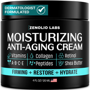 Zenolio Labs crema para hombres antiarrugas para una apariencia más firme.