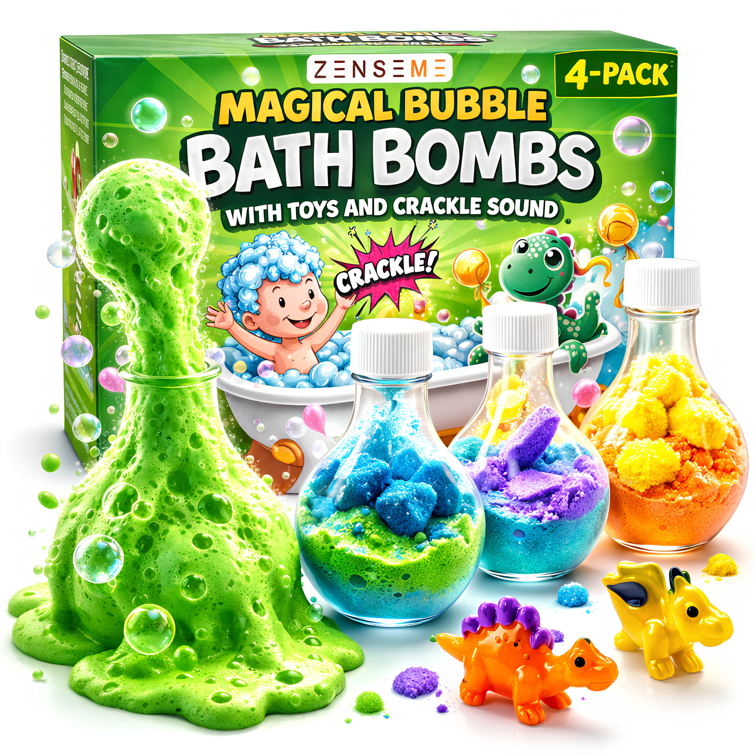 ZenseMe bomba de baño patitos dentro para juego creativo