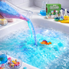 Experimentos de baño seguros y educativos para explorar colores