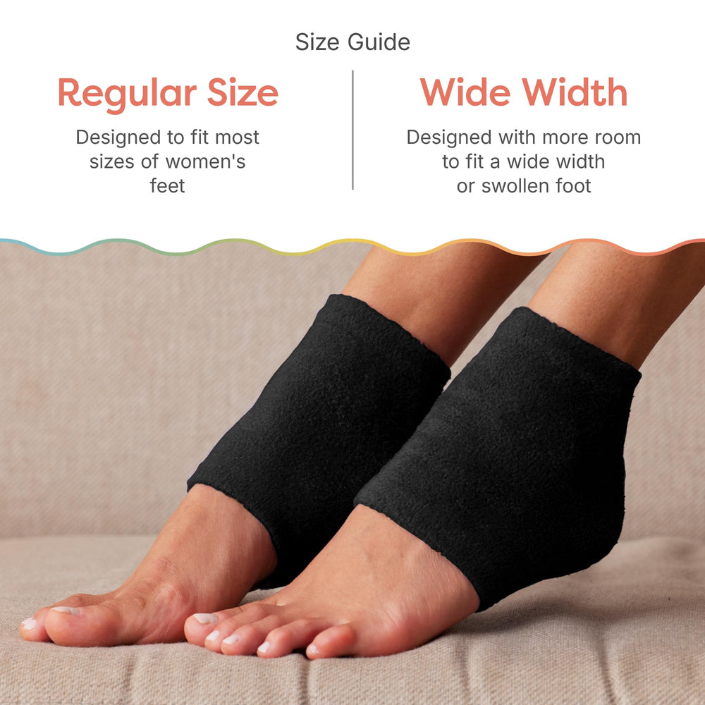 Diseño suave ZenToes con confort nocturno e hidratación para talones.