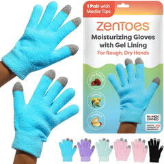 Guantes ZenToes hidratantes nocturnos para manos suaves durante la noche