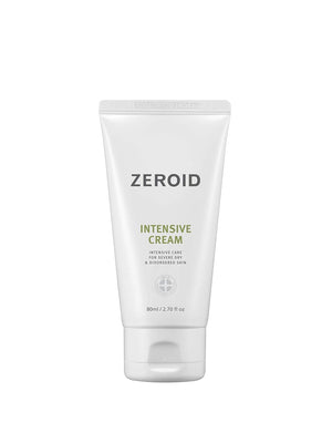 Crema intensiva ZEROID, envase de 80 ml para piel seca.