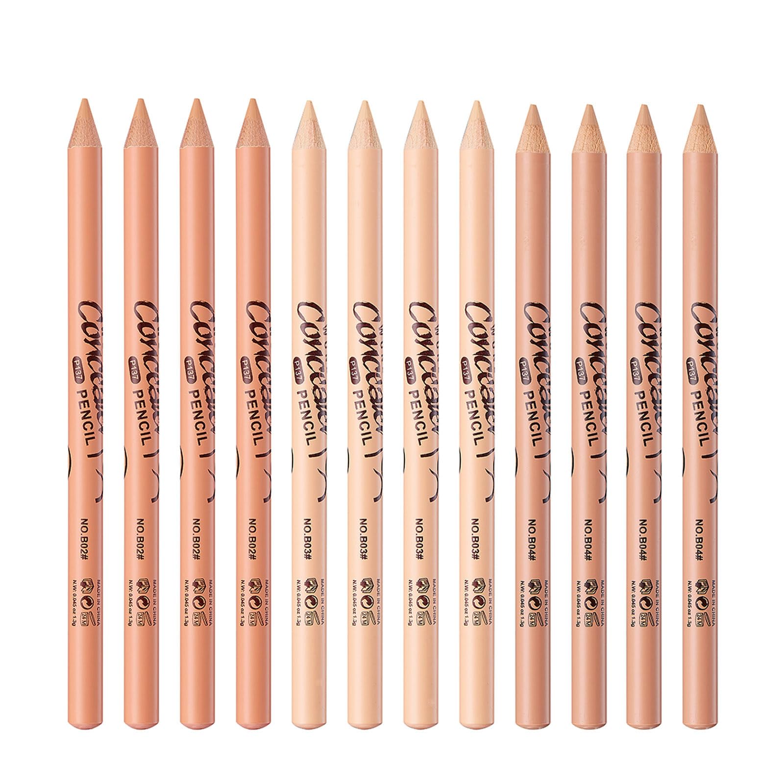 Corrector ZEVNI Wonder lapiz 12 piezas kit para corrección de tono y retoques.