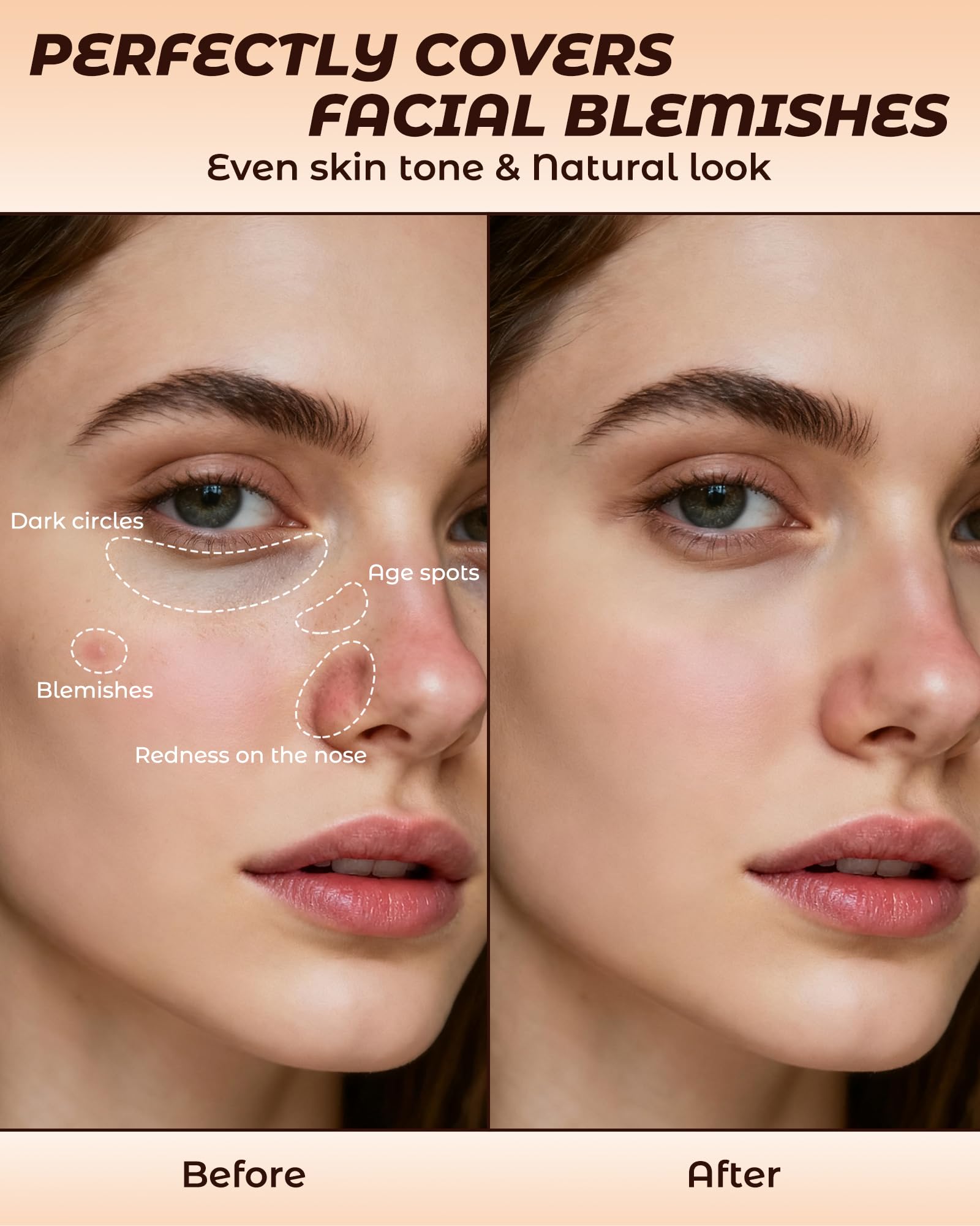 Corrector ZEVNI Wonder tono beige 03 ilumina y equilibra tono.
