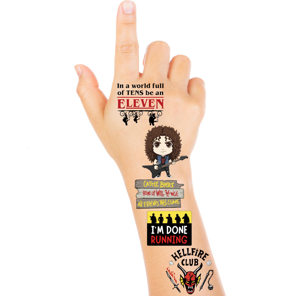 Tatuajes cartoon para niños de Zhangguanlidai, perfectos para actividades escolares.