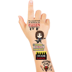 Tatuajes cartoon para niños de Zhangguanlidai, perfectos para actividades escolares.