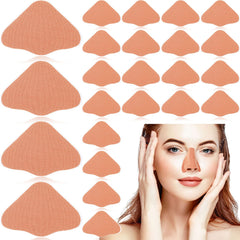 Zhengmy protector nasal UV, 24 piezas beige para protección solar diaria.