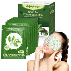 ZHENYEMEI mascarilla ocular caliente en empaque, uso rápido y cómodo.