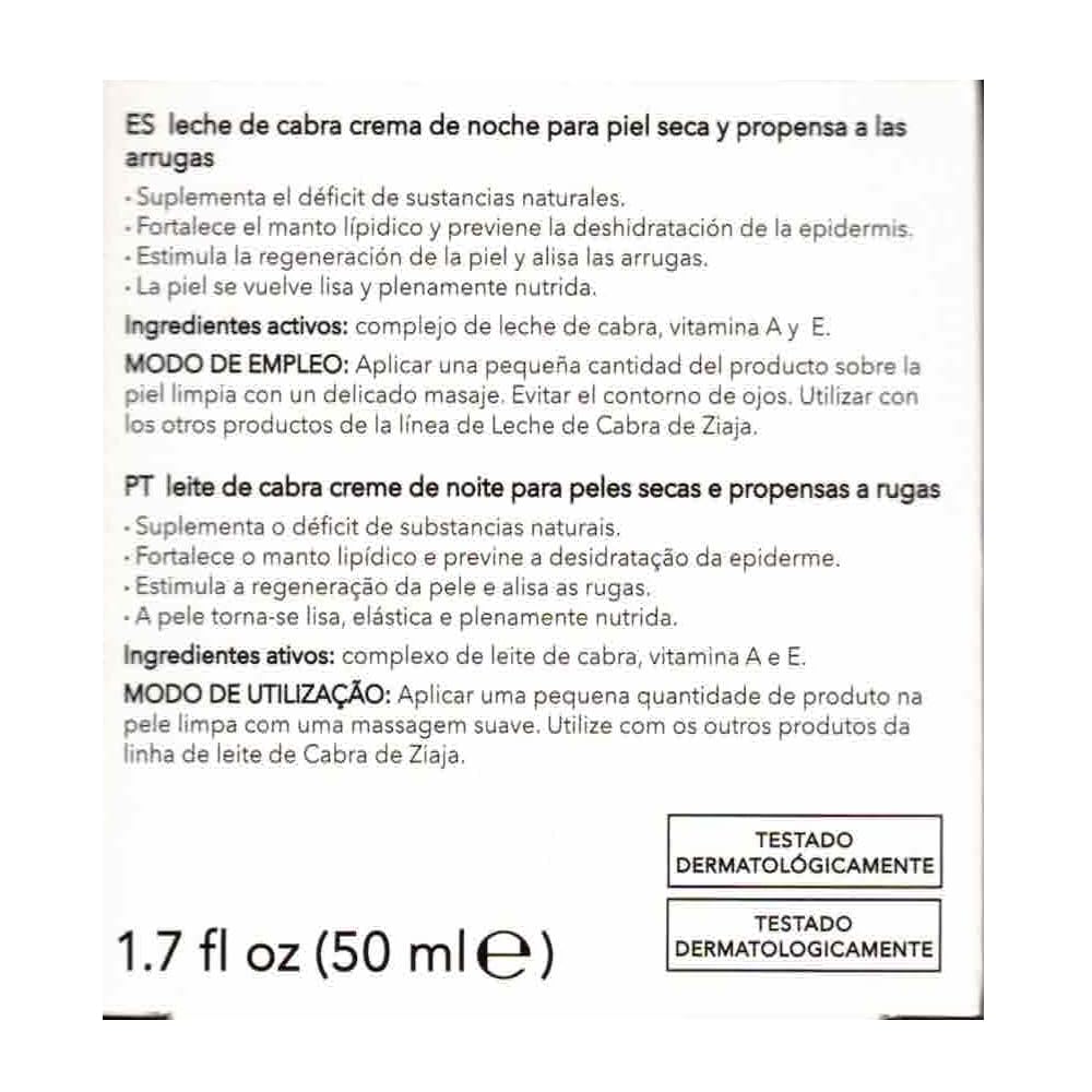Complejo de Leche de Cabra para nutrición suave durante la noche.
